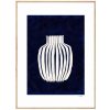 THE POSTER CLUB Autorský plagát Blue Vase by Ana Frois 30 x 40 cm