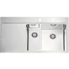 Nerezový drez ALVEUS Pure 60 Satin pravý 980x525x1 mm 1103655