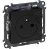 Legrand VALENA LIFE 2p+z zásuvka s USB typ C černá 756336
