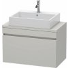 Duravit DuraStyle skrinka 80x47.8x51.2 cm závesná kúpeľňová skrinka pod umývadlo DS530200707