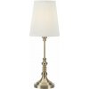 Markslöjd Noble stolová lampa 1x40 W biela-mosadzná 108970