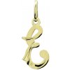 Zlatý prívesok písmeno 