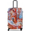 Cestovný kufor TUCCI T-0172/3-M Turecký mramor - 57 L + 35% EXPANDER