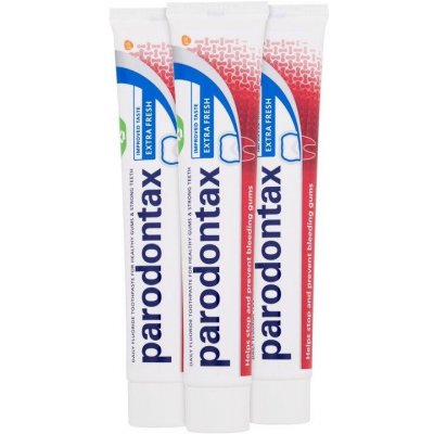 Parodontax Extra Fresh (U) 3x75ml, Zubná pasta Trio