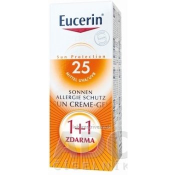 Eucerin Sun opaľovací gél proti alergií SPF25 2x 150 ml od 19,89 € -  Heureka.sk