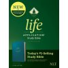 NLT Life Application Study Bible, Third Edition (Red Letter, Leatherlike, Teal Blue) (Tyndale)(Kniha)
