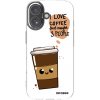 Picasee silikónový prehľadný obal pre Apple iPhone 17 - Cute coffee