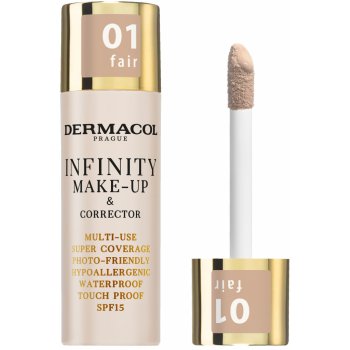 Dermacol Vysoko krycí make-up a korektor Infinity Multi-Use Super Coverage Waterproof Touch 03 Sand 20 g