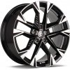 CARBONADO Trip hliníkové disky 8x18 5x112 ET40 BFP - Black Front Polished
