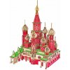 Woodcraft Drevené 3D puzzle Chrám Vasilija Blaženého farebný
