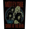 Mötley Crüe Shout at the Devil World Tour 83 Nášivka 36 x 30 cm
