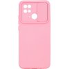 TopQ Zadný kryt Camshield Soft na Xiaomi Redmi 10C svetlo ružový
