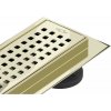 Mexen Flat M08 nerezový sprchový žľab 100 cm, zlatá, 1525100-15
