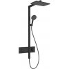 Sprchový systém Hansgrohe Raindance Alive Q s termostatickou batériou matná čierna 24590670