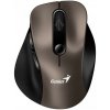 Genius Ergo 9000S/Ergonomická/Optická/Pre pravákov/2 400 DPI/USB+BT/Champagne Titanium, 31030038402