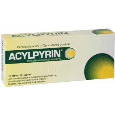 Acylpyrin 500 mg šumivé tablety tbl.eff. 10 x 500 mg