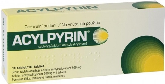 Acylpyrin 500 mg šumivé tablety tbl.eff. 10 x 500 mg