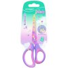 Nožnice KEYROAD s potlačou Pastel Deco ergonomické, blister, mix farieb