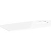Hansgrohe Xelu Q doska 136 x 55 x 1,6 cm biela vysoký lesk 54124050