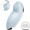 Satisfyer Tap & Climax 2 - 2v1 klitorisový stimulátor a vibrátor (modrý)