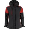 Printer Prime Padded Softshell Women black red