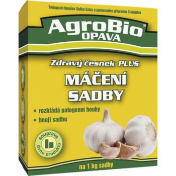 AgroBio Zdravý česnek Plus máčení sadby 10 g + 50 ml