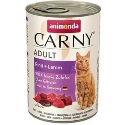 Animonda CARNY cat Adult hovädzie a jahňa bal. 6x400 g konzerva