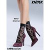 KNITTEX Dámske ponožky Animale20 nero 35-41(23-27)