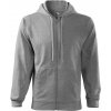 Malfini Trendy Zipper Pánska mikina 410 tmavo šedý melír S