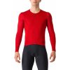Castelli Fly LS, Rich red Veľkosť: M Pánsky, ľahučký, jemne zateplený dres s dlhým rukávom