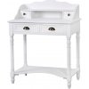 LivinHill Konferenčný stolík Latina 80 cm z masívu biely