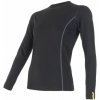 Tričko dlhé dámske SENSOR MERINO WOOL ACTIVE čierne M