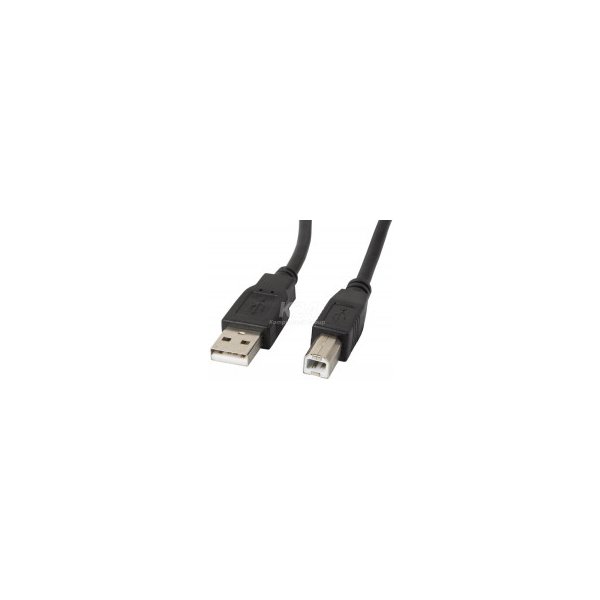 USB kábel Lanberg CA-USBA-11CC-0050-BK USB-B, 5m, černý