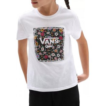 Vans Print Box Floral detské tričko s krátkym rukávom white