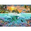 RAVENSBURGER Puzzle Podmorský ostrov 1000 dielikov
