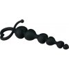 EasyToys - perlový análny dildo (čierny)