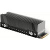 Axagon CLR-M2XT M.2 SSD Passivkühler Aluminium - 2280 M.2 NVMe SSD, Disk SSD Chladič / radiátor Čierna, Šedá 1 kusov