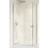 Jedna strana sprchového kúta Ravak Chrome CRV1-90 bright alu+transparent 1QV70C01Z1