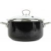 Hrniec BELIS PREMIUM 24cm 5,5 l hl.s pokrievkou ČER