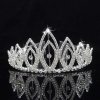 Naishide Jewelry Svadobná korunka do vlasov PRINCESS - strieborná