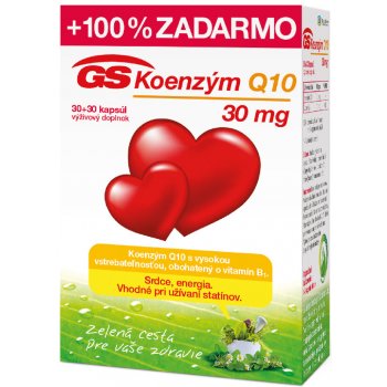 GS Koenzym Q10 30 mg 60 kapsúl