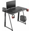 Herný stôl ULTRADESK Enter V2 čierny (UDESK-EN-BK)
