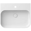 Ravak Ceramic umývadlo 55x45 cm polokrúhly klasické umývadlo-pultové umývadlo biela XJX01155006