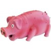 Hračka DOG FANTASY Latex prasa pískací mix farieb 10 cm 1 ks