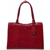 Kabelka na notebook SOCHA Midi Croco Burgundy 14”
