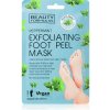 Beauty Formulas Peppermint exfoliačná maska na nohy 1 ks