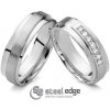 Steel Wedding Snubné prstene chirurgická ocel SSPL001 veľkosť: 70
