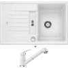 Blanco ZIA 45 S biela + excentrické ovládanie + Blanco DARAS-S biela 517735