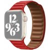 AppleKing remienok kožený ťah pre Apple Watch Ultra 49mm / 46mm / 45mm / 44mm / 42mm - červený - možnosť vrátiť tovar ZADARMO do 30tich dní