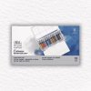 WINSOR & NEWTON COTMAN - AKVARELOVÉ FARBY - CESTOVNÁ SADA 12 X 8 ML + ŠTETEC